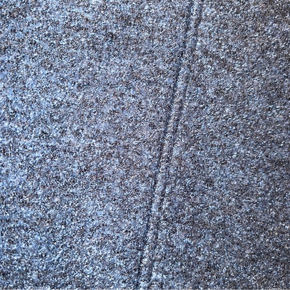 Pure Jill J. Jill Snap Front 3/4 Length Blue Marled Wool Blend Jacket Size XS - Picture 9 of 9